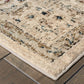 HomeRoots 10' x 13' Ivory and Gold Distressed Indoor Area Rug