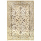 HomeRoots 10' x 13' Ivory and Gold Distressed Indoor Area Rug