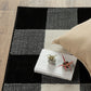 HomeRoots 10’ x 13’ Monochromatic Gingham Pattern Indoor Area Rug