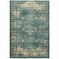 HomeRoots 10' x 13' Peacock Blue and Ivory Indoor Area Rug