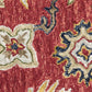 HomeRoots 10' x 13' Red and Blue Bohemian Rug