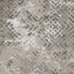 HomeRoots 10' x 13' Sand Silver Machine Woven Geometric Indoor Area Rug