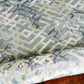 HomeRoots 10' x 13' Sand Silver Machine Woven Geometric Indoor Area Rug