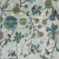 HomeRoots 10' x 13' Teal Blue Machine Woven Floral Indoor Area Rug