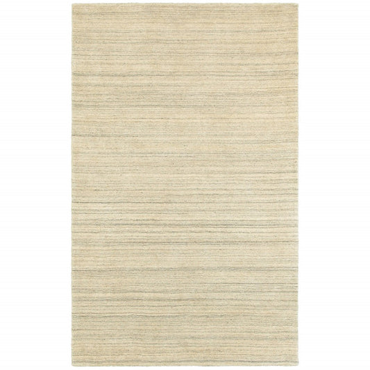 HomeRoots 10' x 13' Two-toned Beige and GrayArea Rug