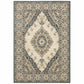 HomeRoots 10' x 13' Vintage Beige and Blue Indoor Area Rug