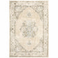 HomeRoots 10' x 14' Beige and Ivory Center Jewel Area Rug