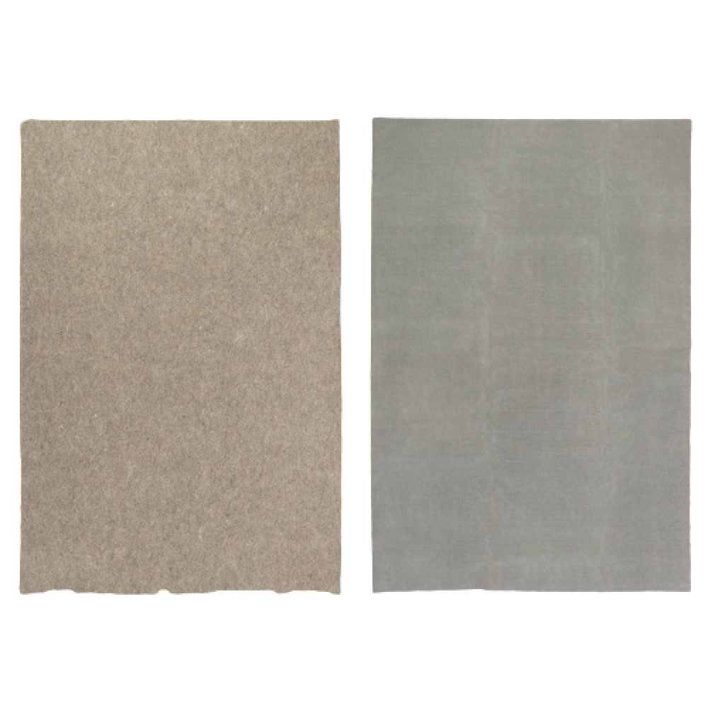 HomeRoots 10' x 14' Grey Non Slip Rug Pad