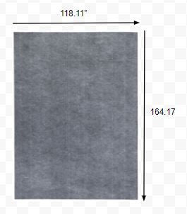 HomeRoots 10' x 14' Grey Premier Rug Pad