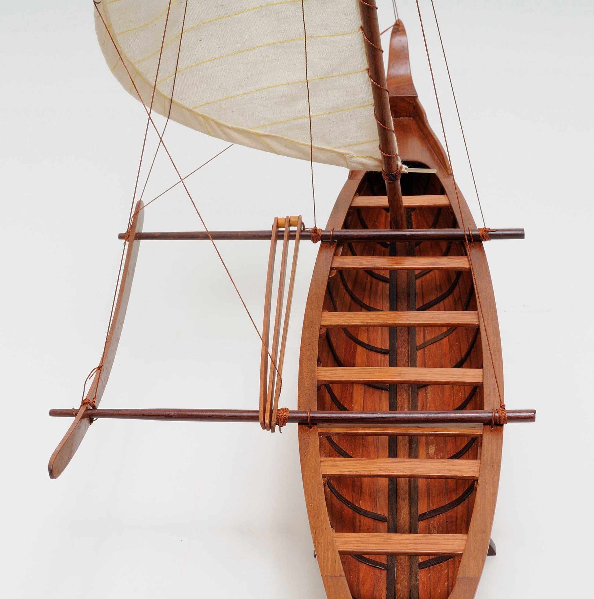 HomeRoots 10" x 25.25" x 24" Hawaiian Canoe