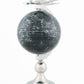 HomeRoots 10" x 8.5" x 18" Airplane On Globe With Brass Stand