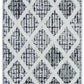 HomeRoots 105" x 156" Charcoal Polyester Rug