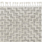 HomeRoots 105" x 156" Ivory Grey Polyester Rug