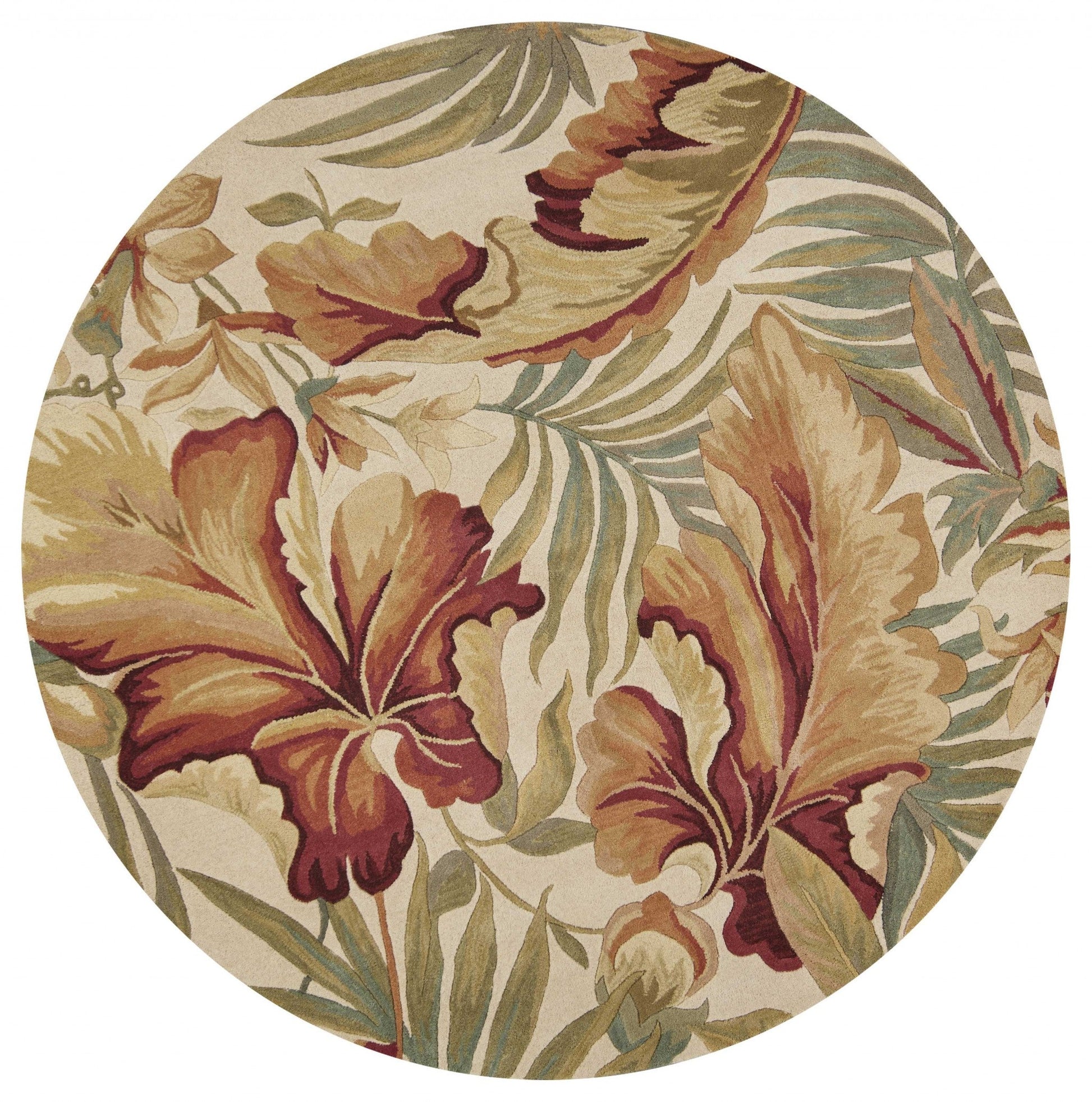 HomeRoots 105" x 156" Teal Polyester or Viscose Rug