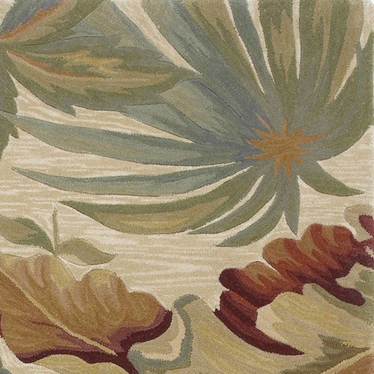HomeRoots 105" x 156" Teal Polyester or Viscose Rug