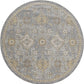 HomeRoots 108" x 108" Sage Green Wool Rug