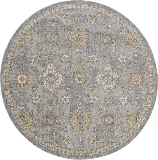 HomeRoots 108" x 108" Sage Green Wool Rug