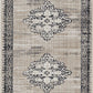 HomeRoots 108" x 144" Sand or Charcoal Polypropylene Rug
