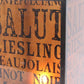 HomeRoots 10.25 x 10.25 x 18 BrownVintage Letter Pattern - Candle Holder