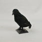 HomeRoots 11" Black Faux Feather Crow Sculpture