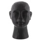 HomeRoots 11" Matte Black Ceramic Bust Decorative Sculpture