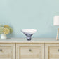 HomeRoots 11" Mouth Blown Crystal Centerpiece or Fruit Bowl