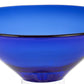 HomeRoots 11-Mouth Blown Crystal Cobalt Blue Centerpiece Bowl