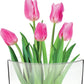 HomeRoots 11 Mouth Blown Crystal European Made Pocket Shaped Vase