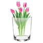 HomeRoots 11 Mouth Blown Crystal European Made Pocket Shaped Vase