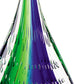 HomeRoots 11 Mouth Blown Teardrop Centerpiece on Crystal Base