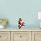 HomeRoots 11 MultiColor Artistic Glass Rooster