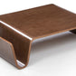 HomeRoots 11" Plywood Coffee Table in Walnut Finish