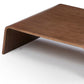 HomeRoots 11" Plywood Coffee Table in Walnut Finish
