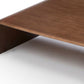 HomeRoots 11" Plywood Coffee Table in Walnut Finish