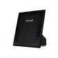 HomeRoots 11" x 13" Black Cowhide 8" x 10" Picture Frame