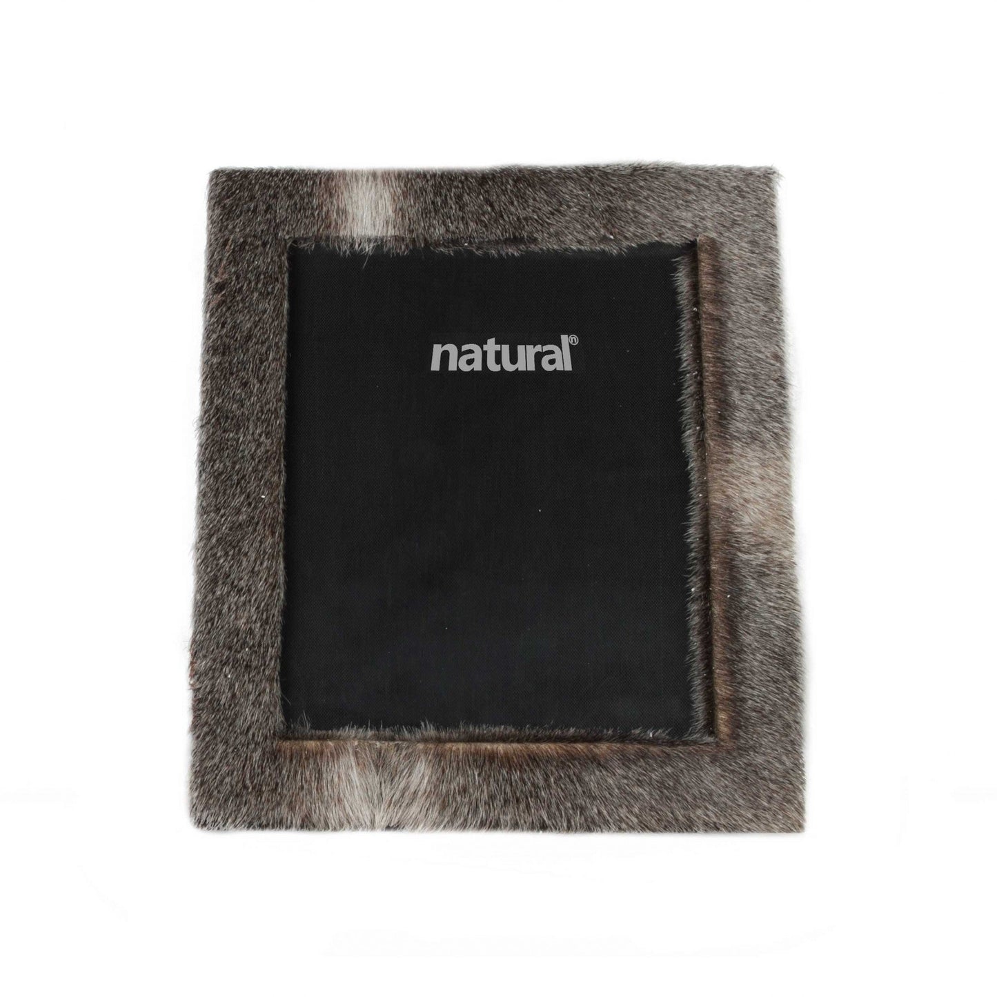 HomeRoots 11" x 13" Grey Cowhide 8" x 10" Picture Frame