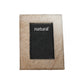HomeRoots 11" x 13" Natural Cowhide 8" x 10" Picture Frame