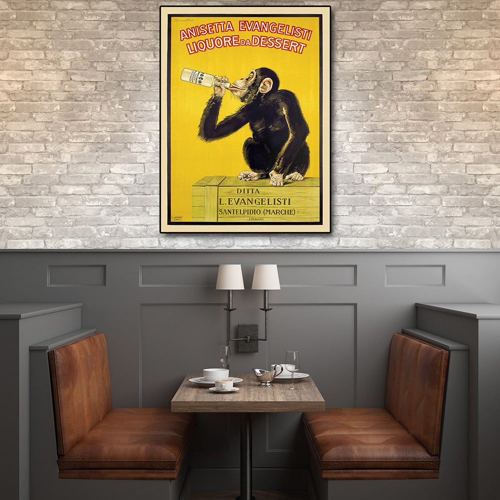 HomeRoots 11" x 14" Anisetta Evangelisti Italian Liquor Wall Art Print