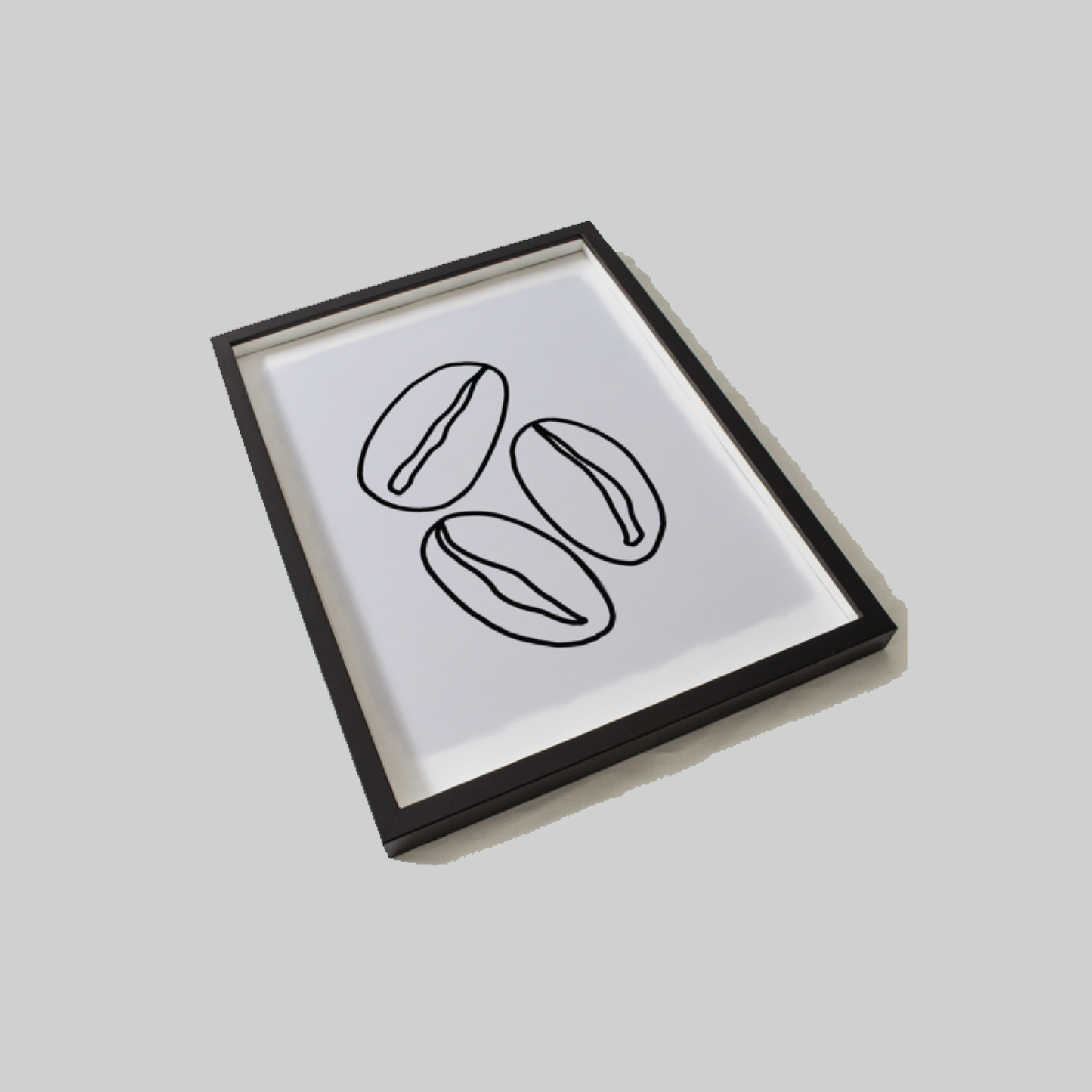 HomeRoots 11" x 14" Contemporary Coffee Bean Wall Art