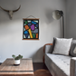 HomeRoots 11" x 14" Contemporary Elementary Abstract Wall Art