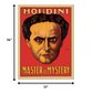 HomeRoots 11" x 14" Houdini Master of Mystery Vintage Magic Poster Wall Art