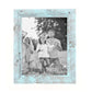 HomeRoots 11" x 14" Rustic Blue Picture Frame with Plexiglass Holder