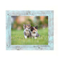 HomeRoots 11" x 14" Rustic Blue Picture Frame with Plexiglass Holder