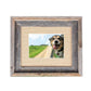 HomeRoots 11" x 14" Rustic Burlap Picture Frame with Plexiglass