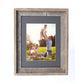 HomeRoots 11" x 14" Rustic Cinder Picture Frame with Plexiglass Holder