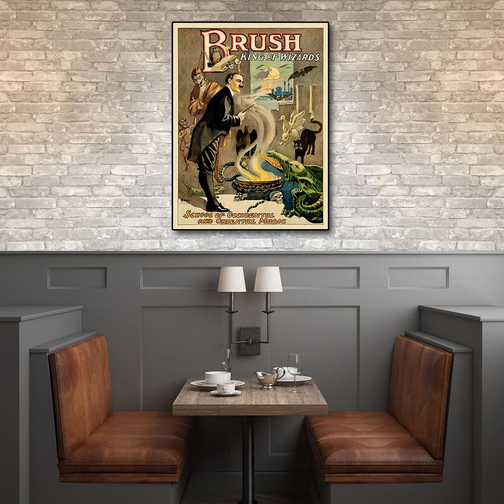 HomeRoots 11" x 14" Vintage 1895 Blackstone Magic Wall Art