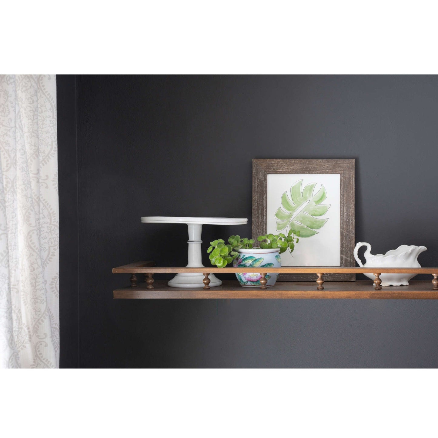 HomeRoots 11" x 17" Rustic Espresso Picture Frame