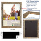 HomeRoots 11" x 17" Rustic Espresso Picture Frame