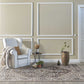HomeRoots 118" x 158" Grey Polyester Rug