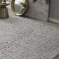 HomeRoots 118" x 158" Grey Polyester Rug